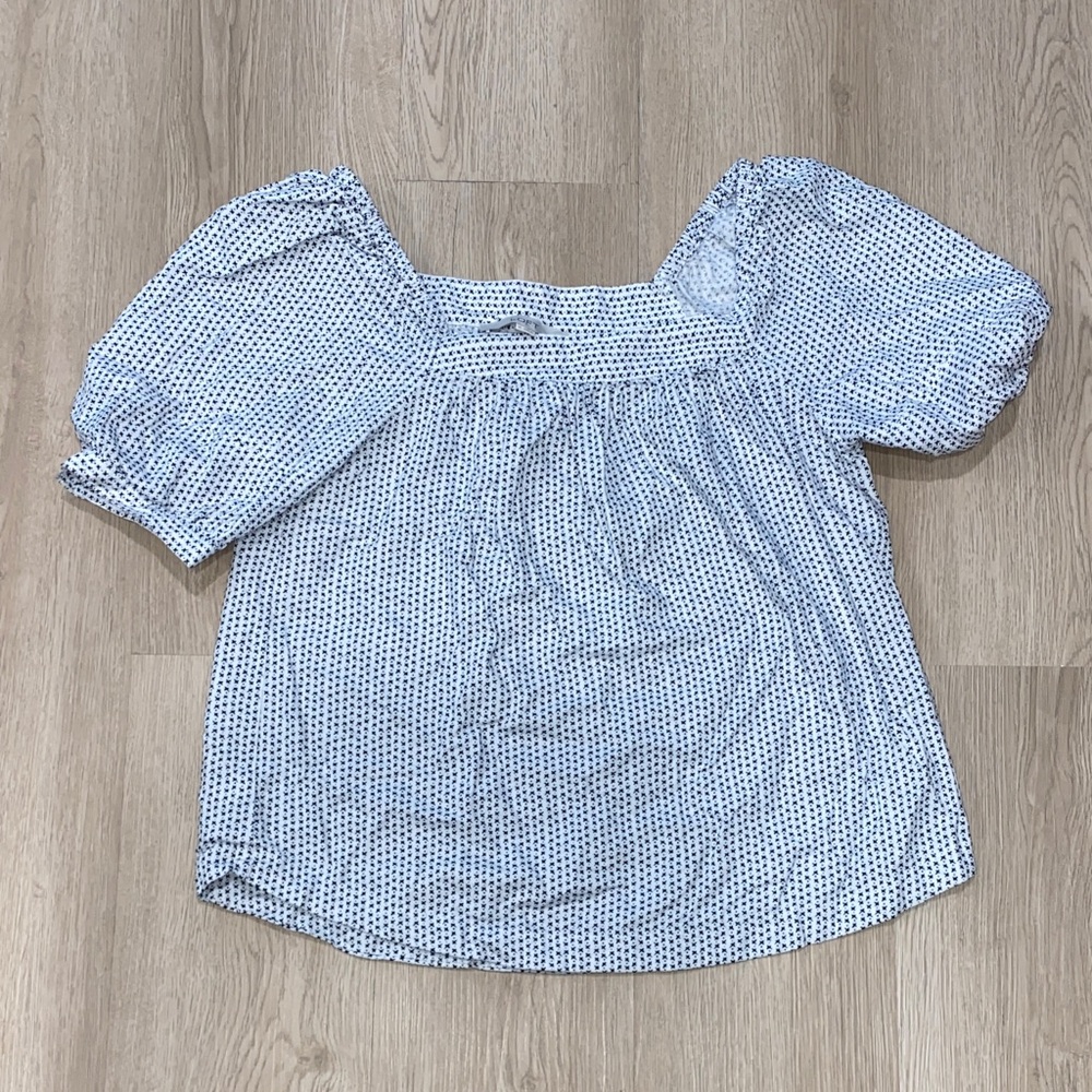 LOFT Puff Sleeve Blouse